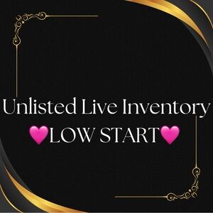 Unlisted Live Inventory - Low Start